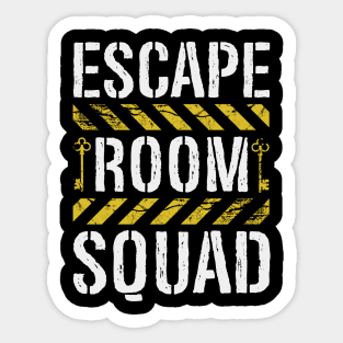 Escape room squad Sticker